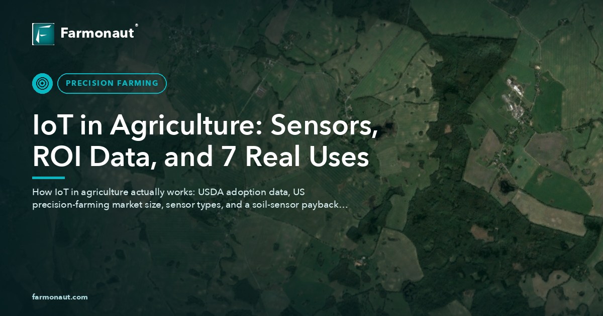 Iot In Agriculture: Sensors, Roi Data, And 7 Real Uses