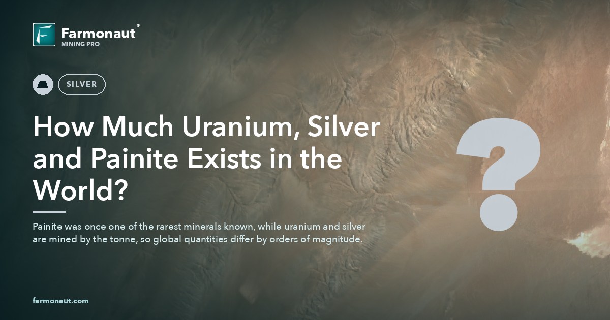 How Much Uranium, Silver And Painite Exists In The World?