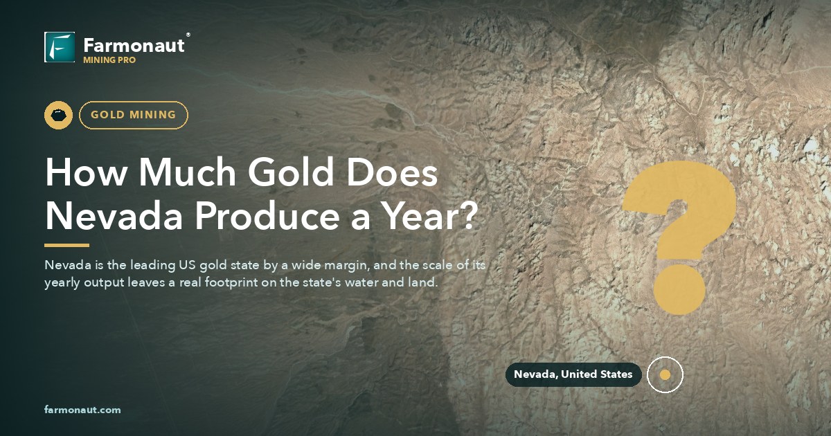 How Much Gold Does Nevada Produce A Year?
