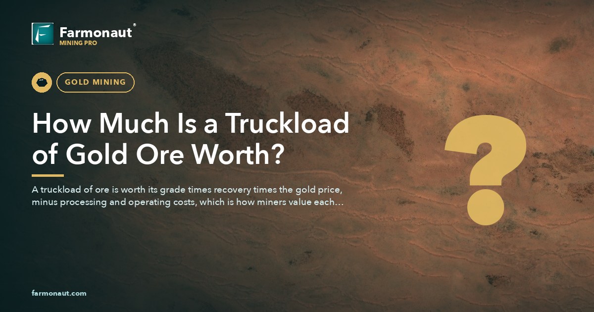 How Much Is A Truckload Of Gold Ore Worth?