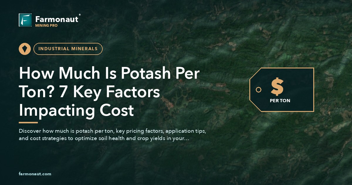 How Much Is Potash Per Ton? 7 Key Factors Impacting Cost 77 How Much Is Potash Per Ton? 7 Key Factors Impacting Cost