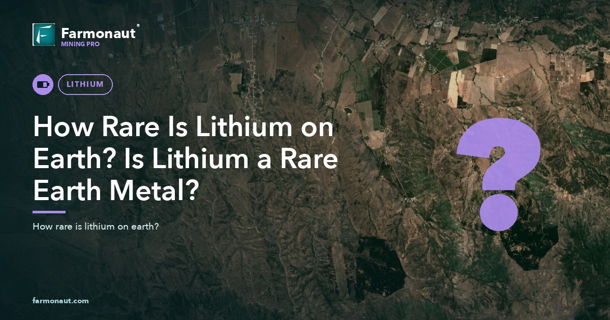 How Rare Is Lithium On Earth? Is Lithium A Rare Earth Metal?