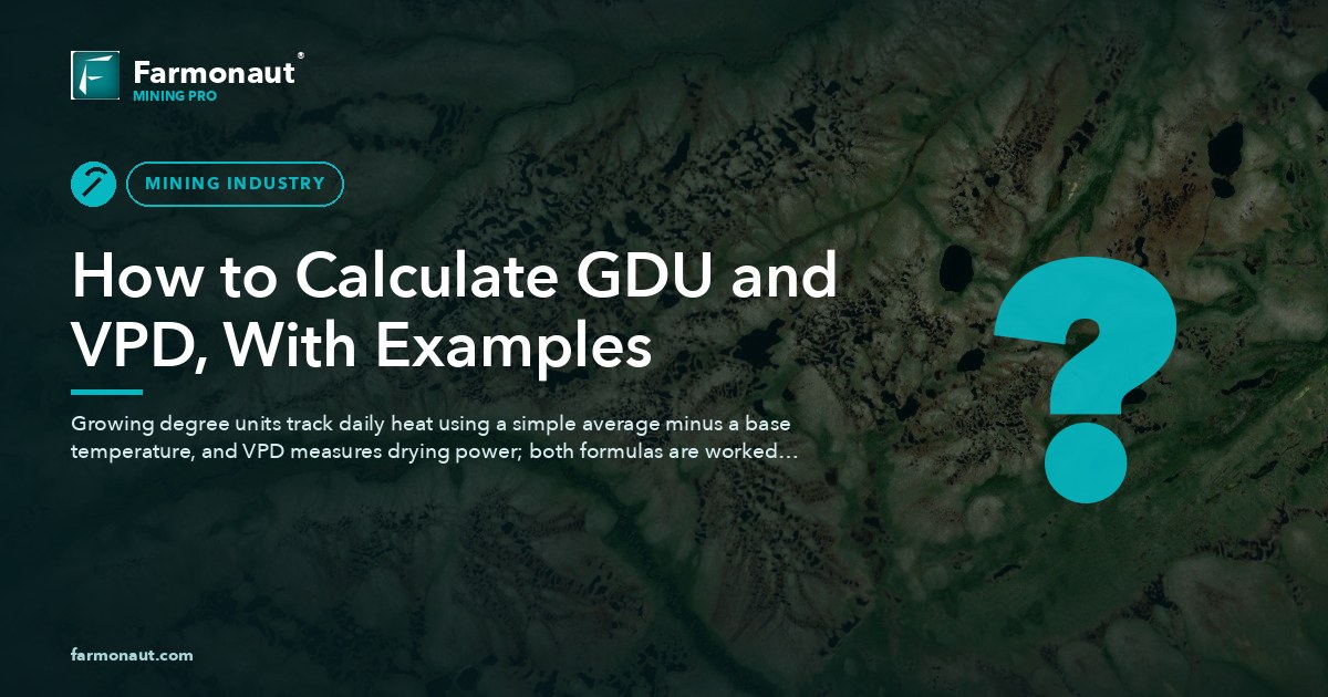 How To Calculate Gdu And Vpd, With Examples