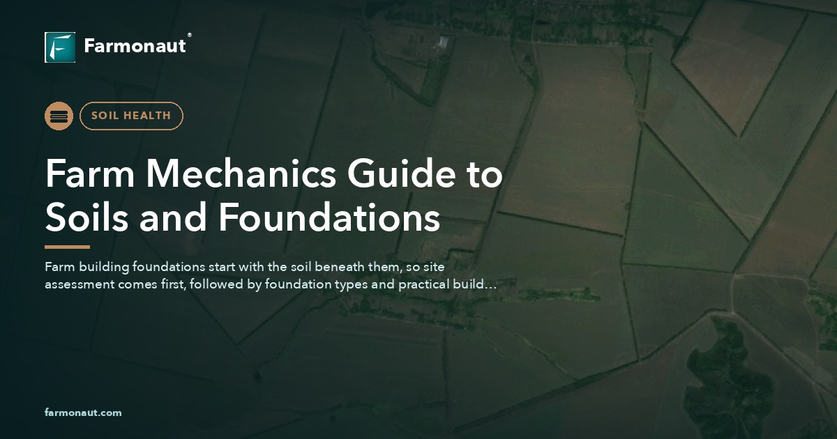 Farm Mechanics Guide To Soils And Foundations