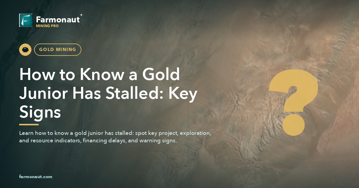 How To Know A Gold Junior Has Stalled: Key Signs