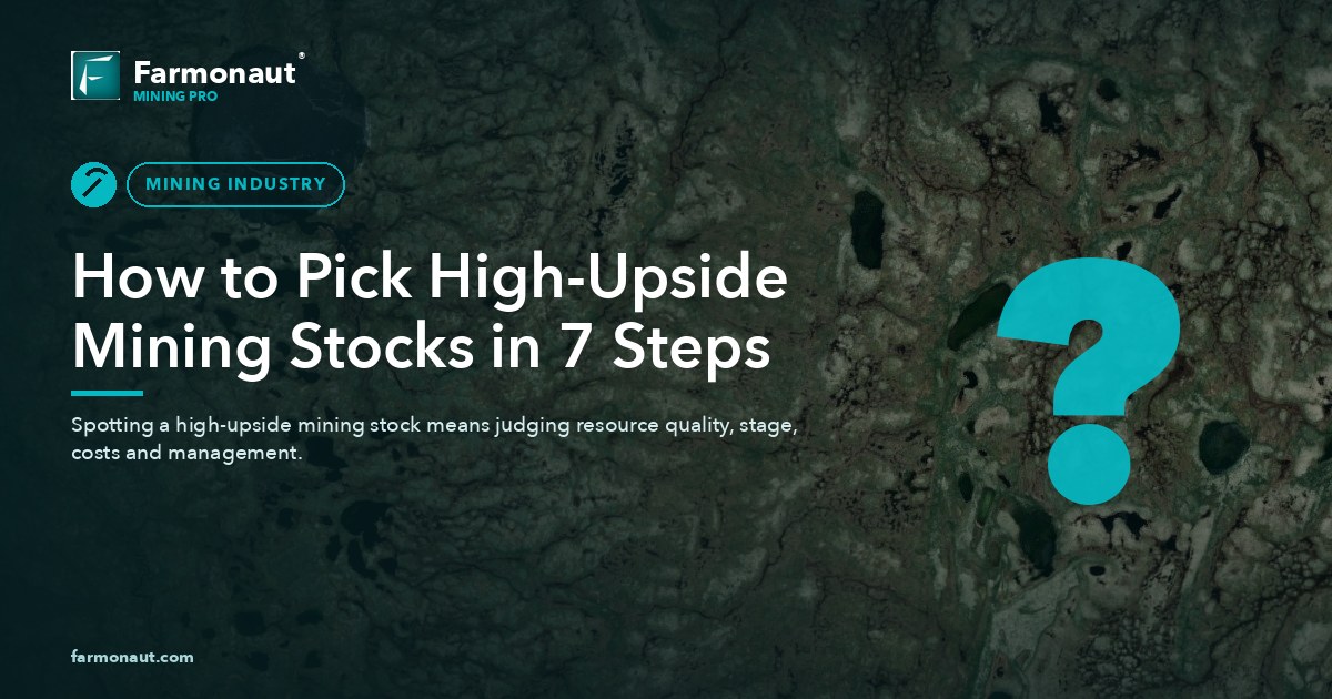 How To Pick High-Upside Mining Stocks In 7 Steps