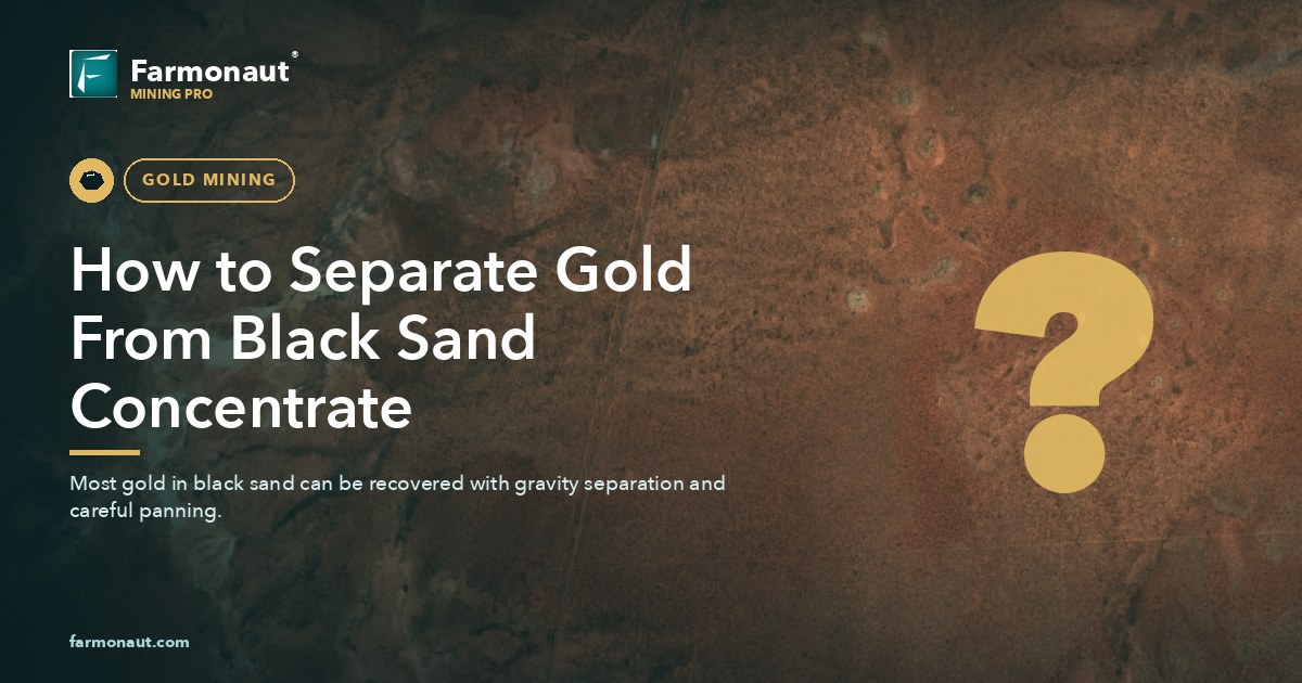 How To Separate Gold From Black Sand Concentrate