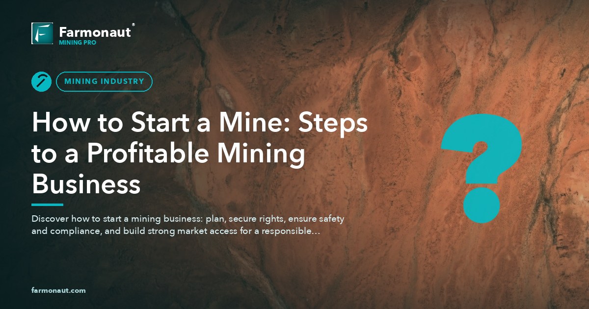 How To Start A Mine: Steps To A Profitable Mining Business