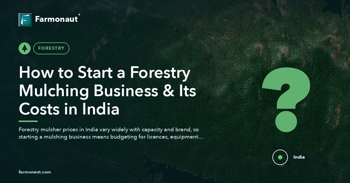 How To Start A Forestry Mulching Business &Amp; Its Costs In India