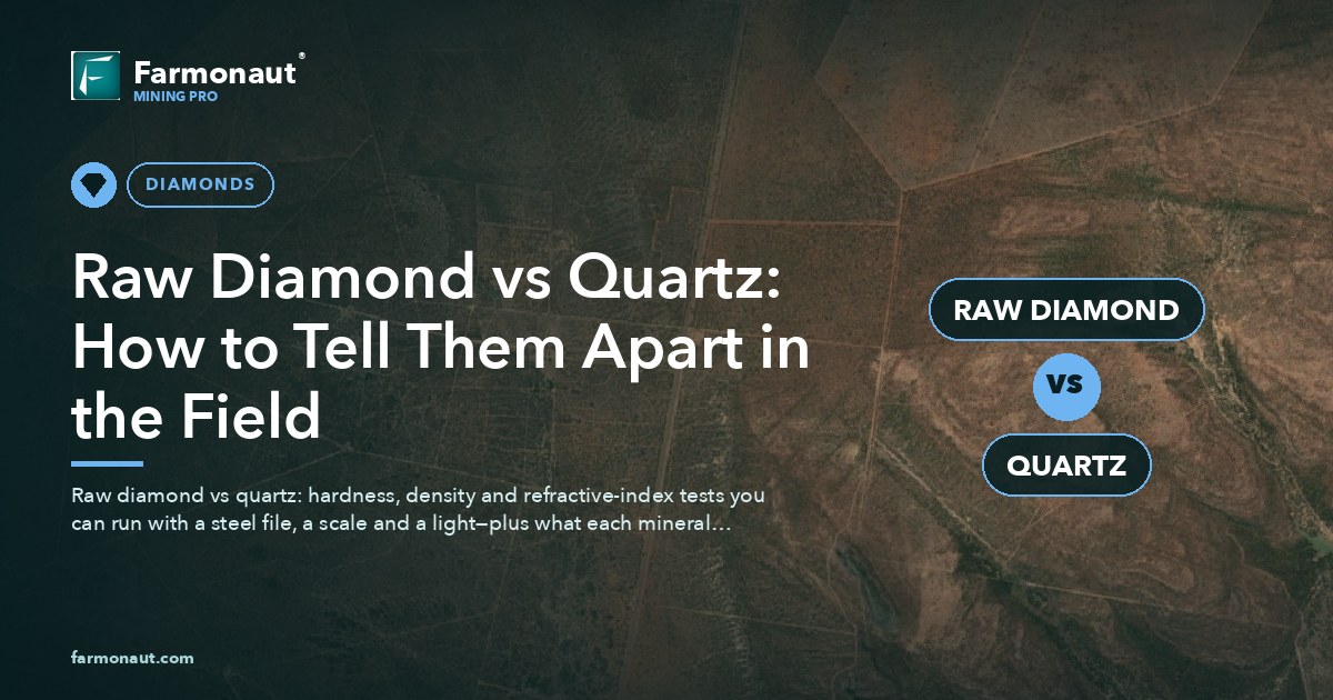 Raw Diamond Vs Quartz: How To Tell Them Apart In The Field