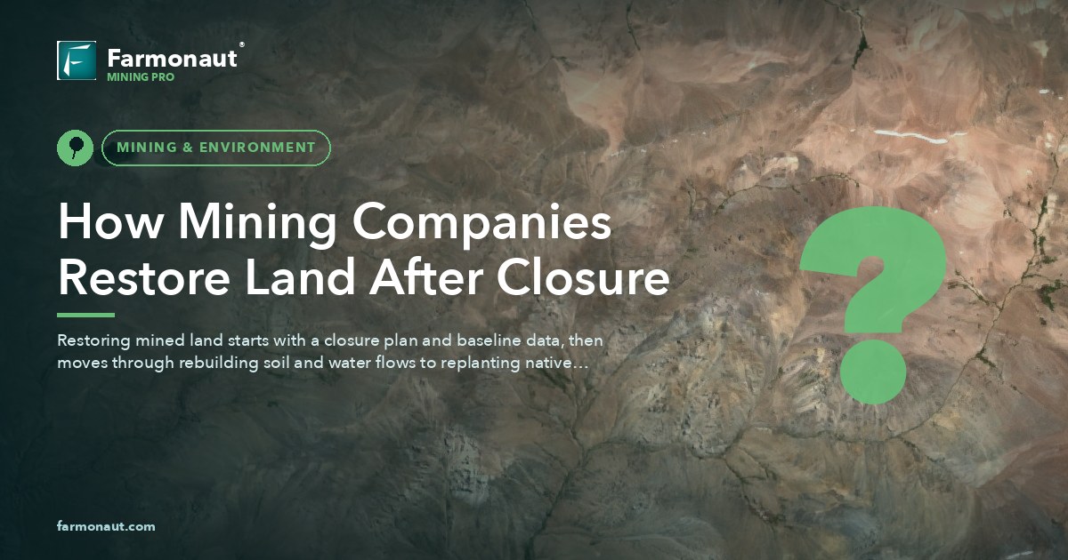 How Mining Companies Restore Land After Closure