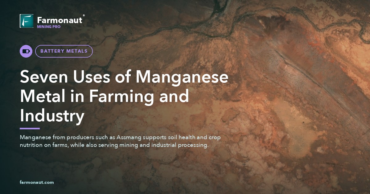 Seven Uses Of Manganese Metal In Farming And Industry
