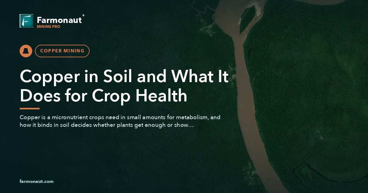 Copper In Soil And What It Does For Crop Health