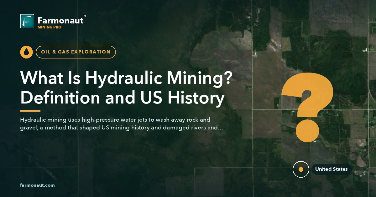 What Is Hydraulic Mining? Definition And Us History
