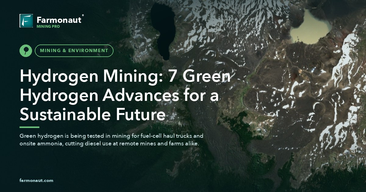 Hydrogen Mining: 7 Green Hydrogen Advances For A Sustainable Future