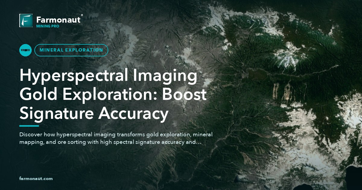 Hyperspectral Imaging Gold Exploration: Boost Signature Accuracy