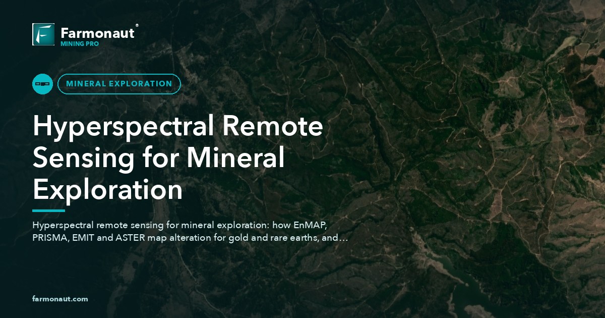 Hyperspectral Remote Sensing For Mineral Exploration