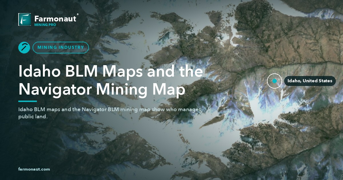 Idaho Blm Maps And The Navigator Mining Map