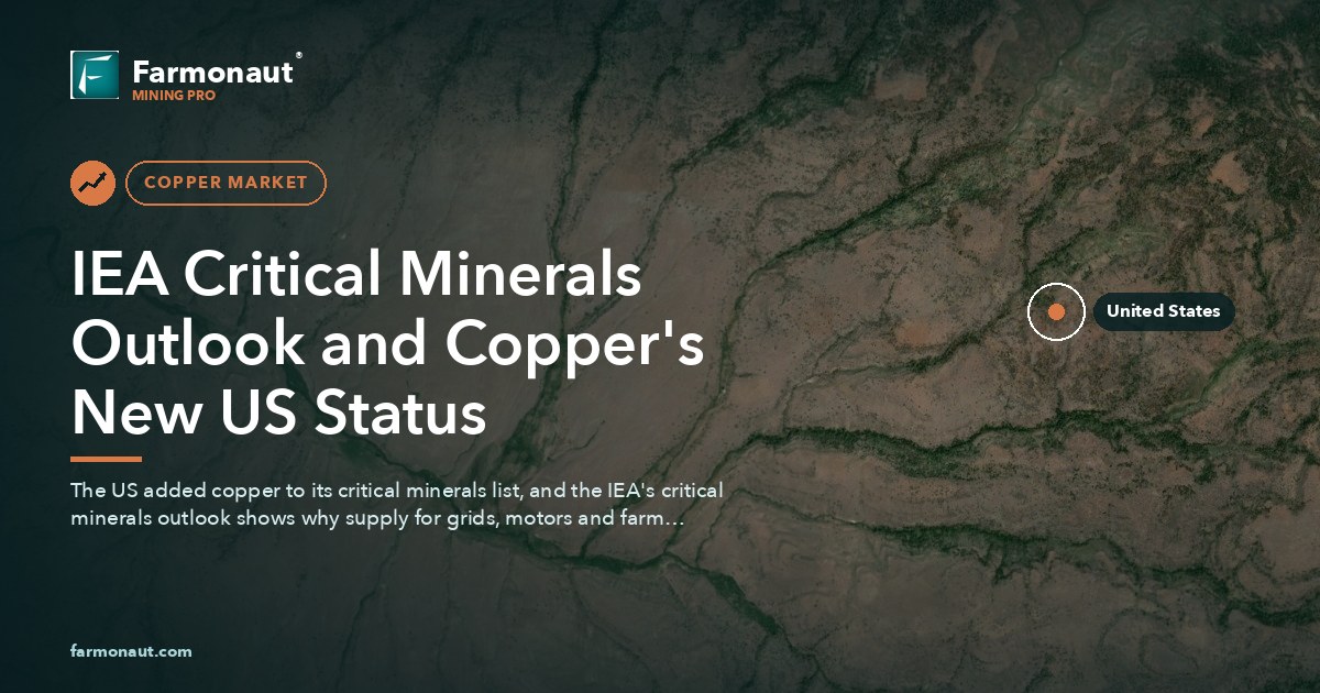 Iea Critical Minerals Outlook And Copper'S New Us Status