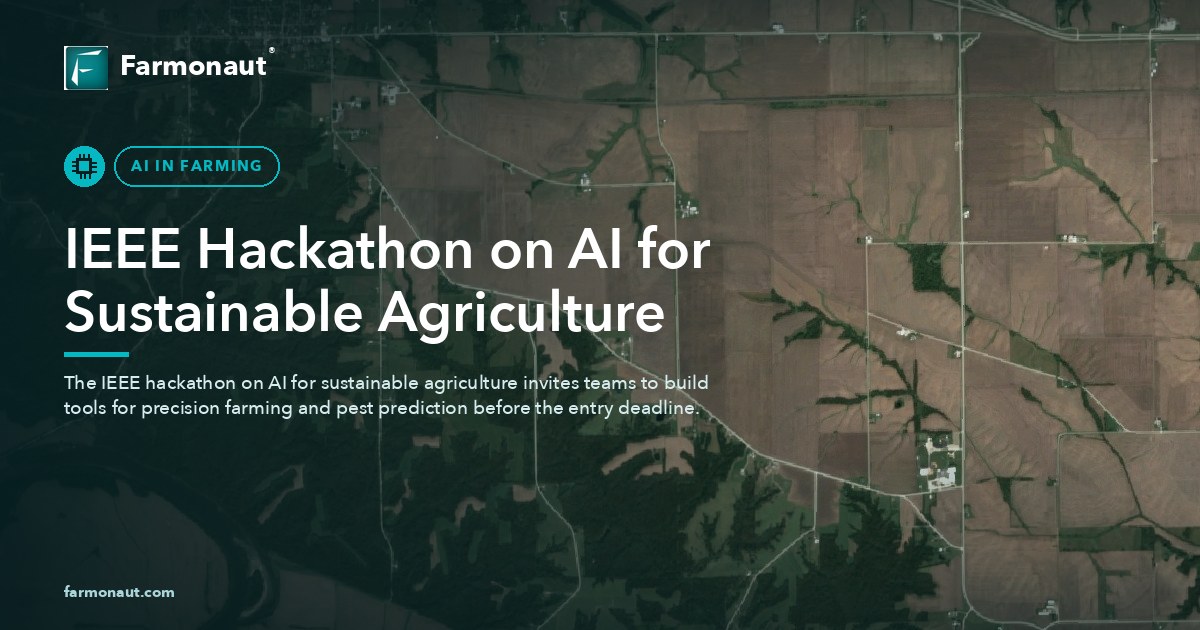 Ieee Hackathon On Ai For Sustainable Agriculture