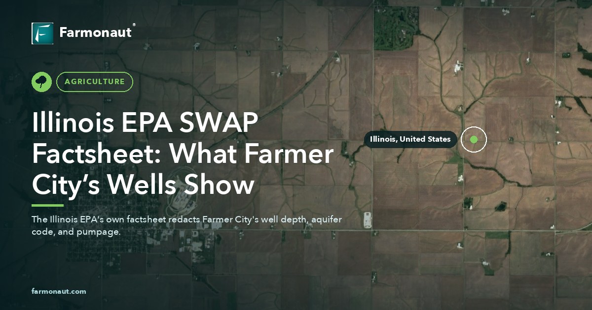 Illinois Epa Swap Factsheet: What Farmer City’s Wells Show