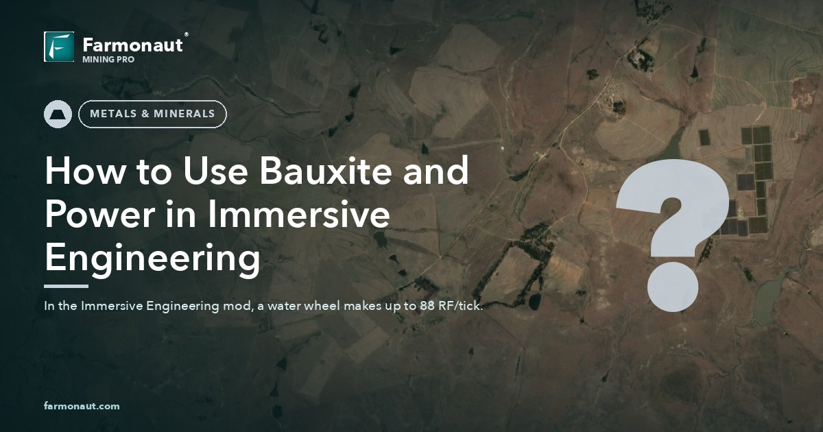 How To Use Bauxite And Power In Immersive Engineering