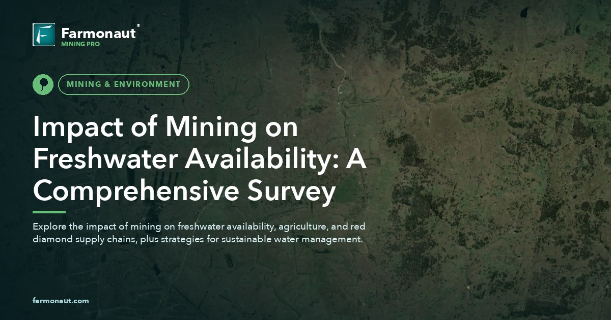 Impact Of Mining On Freshwater Availability: A Comprehensive Survey