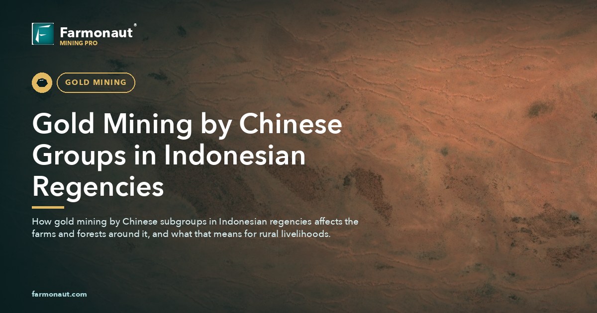 Gold Mining By Chinese Groups In Indonesian Regencies