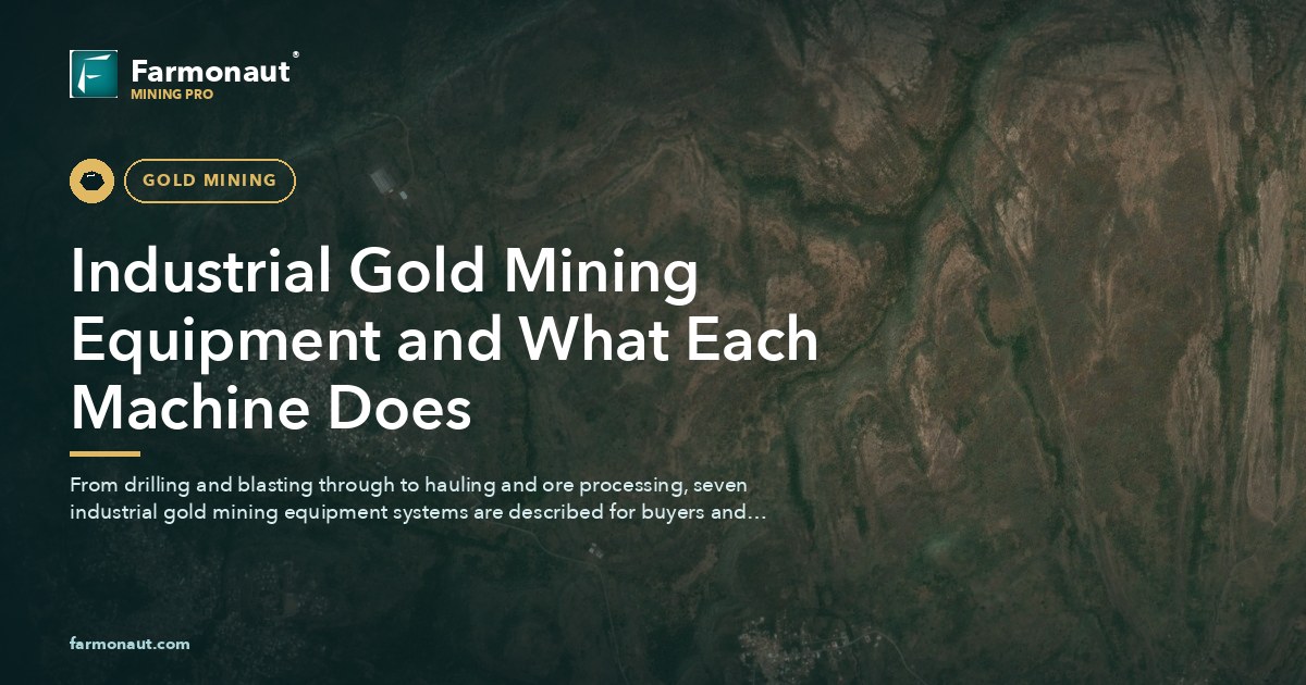 Industrial Gold Mining Equipment And What Each Machine Does