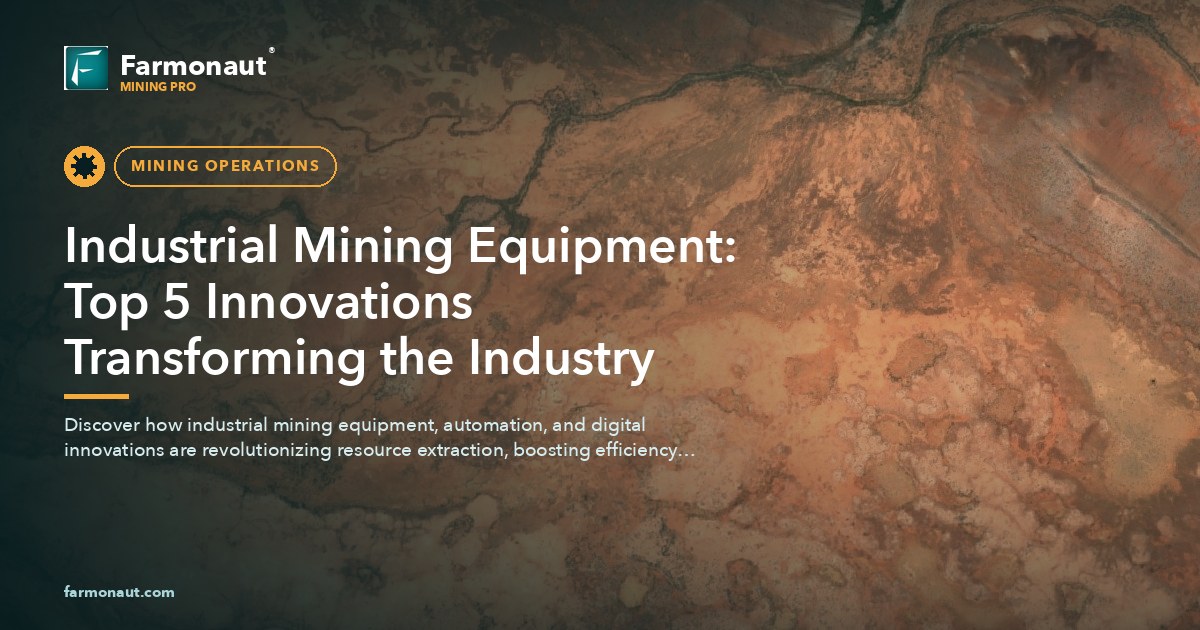 Industrial Mining Equipment: Top 5 Innovations Transforming The Industry