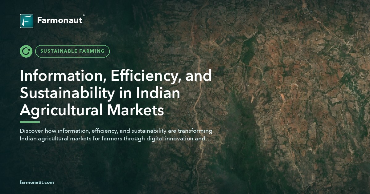 Information, Efficiency, And Sustainability In Indian Agricultural Markets