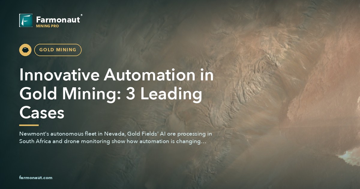 Innovative Automation In Gold Mining: 3 Leading Cases 155 Innovative Automation In Gold Mining: 3 Leading Cases