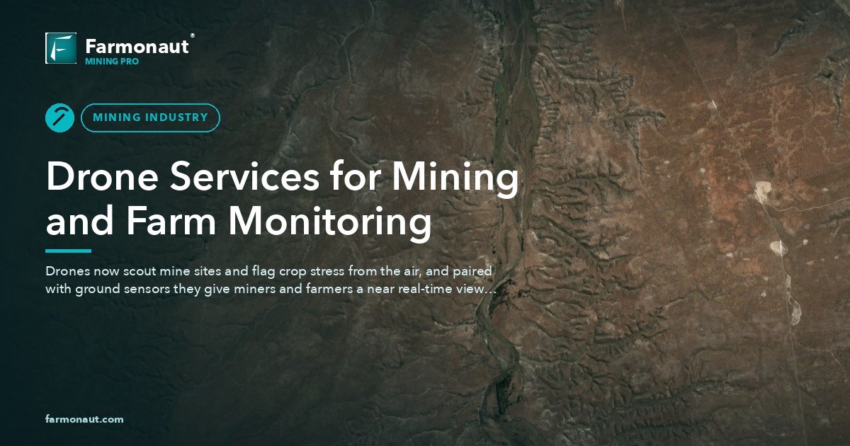 Drone Services For Mining And Farm Monitoring