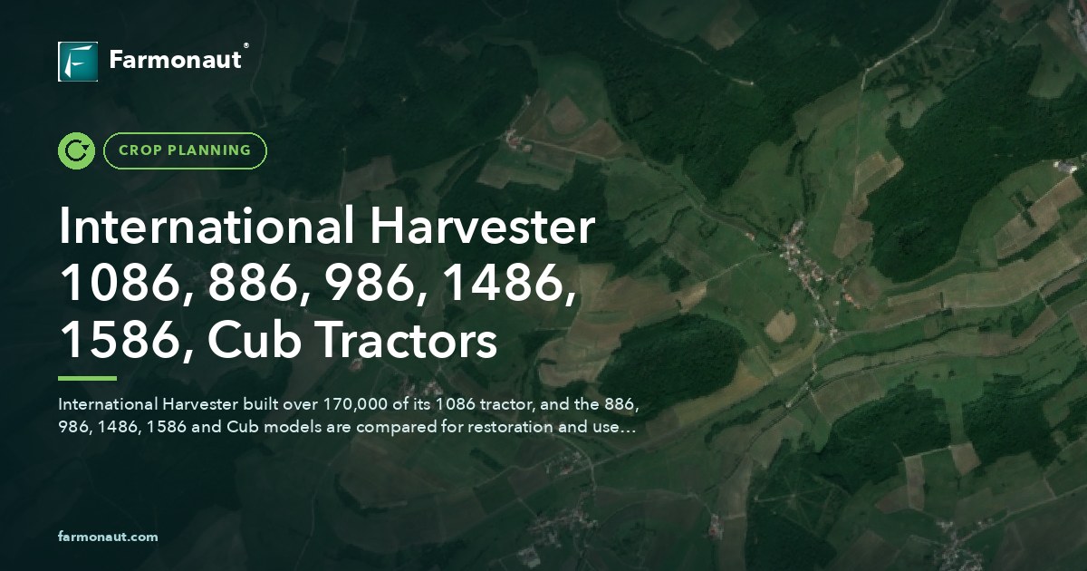 International Harvester 1086, 886, 986, 1486, 1586, Cub Tractors