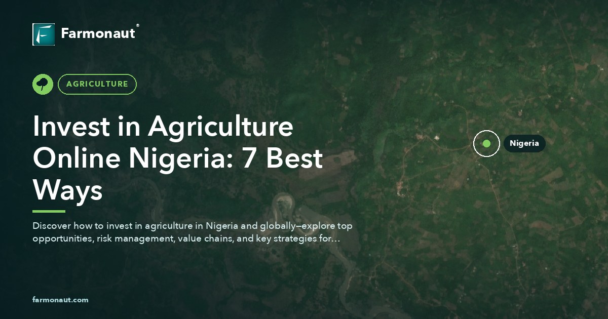 Invest In Agriculture Online Nigeria: 7 Best Ways