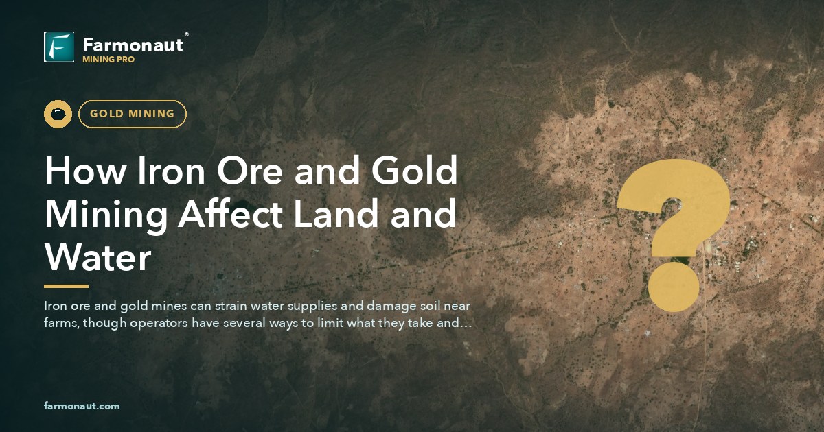 How Iron Ore And Gold Mining Affect Land And Water