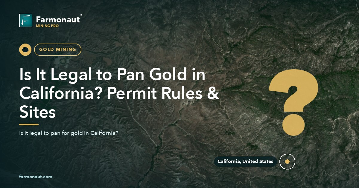 Is It Legal To Pan Gold In California? Permit Rules &Amp; Sites