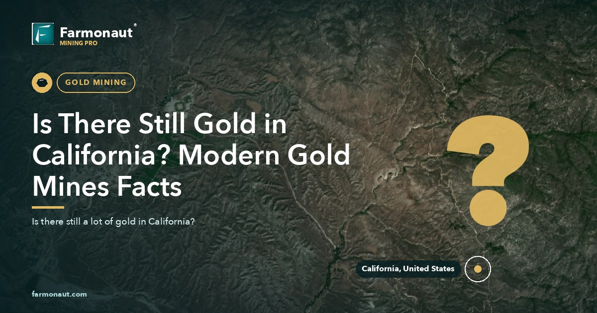 Is There Still Gold In California? Modern Gold Mines Facts