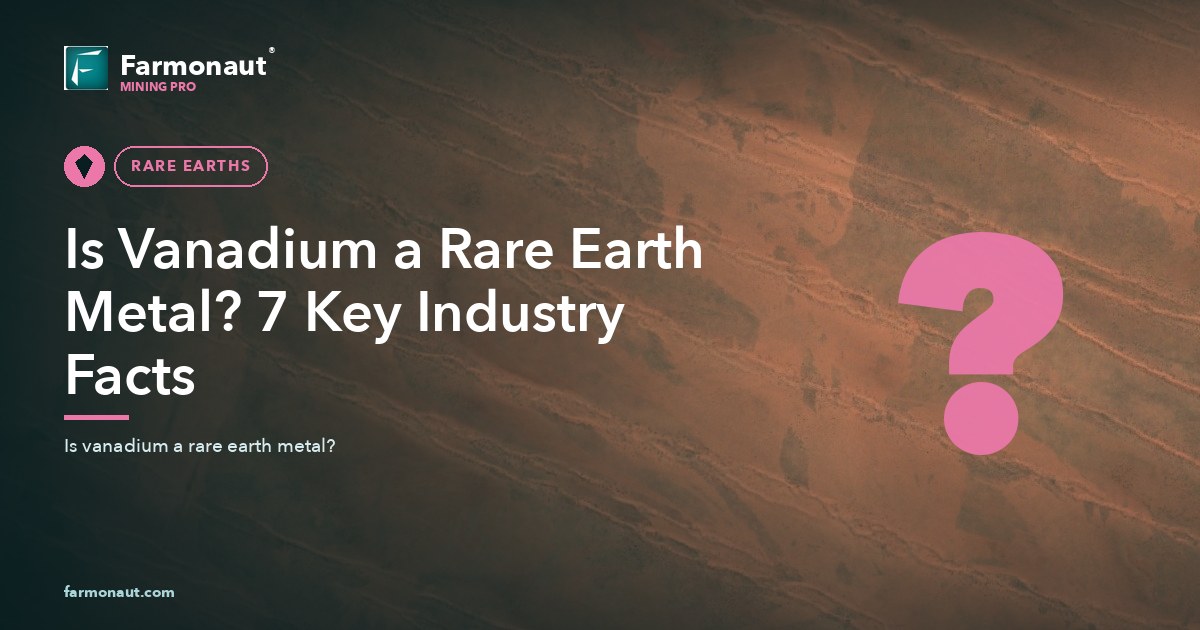 Is Vanadium A Rare Earth Metal? 7 Key Industry Facts