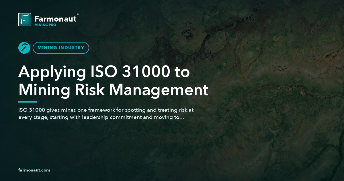 Applying Iso 31000 To Mining Risk Management
