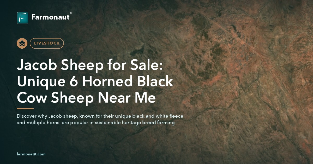 Jacob Sheep For Sale: Unique 6 Horned Black Cow Sheep Near Me