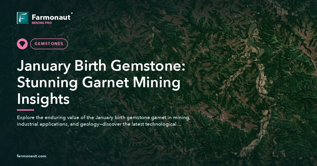 January Birth Gemstone: Stunning Garnet Mining Insights