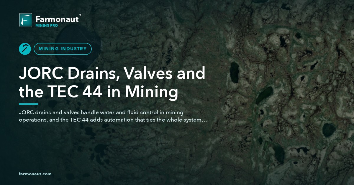 Jorc Drains, Valves And The Tec 44 In Mining