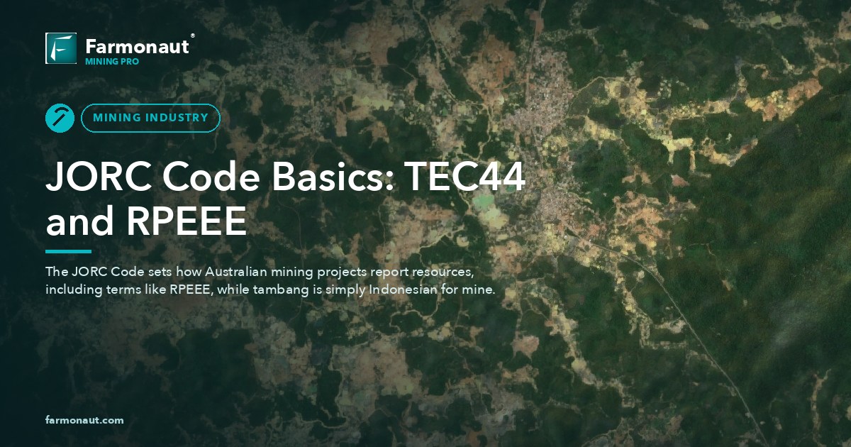 Jorc Code Basics: Tec44 And Rpeee