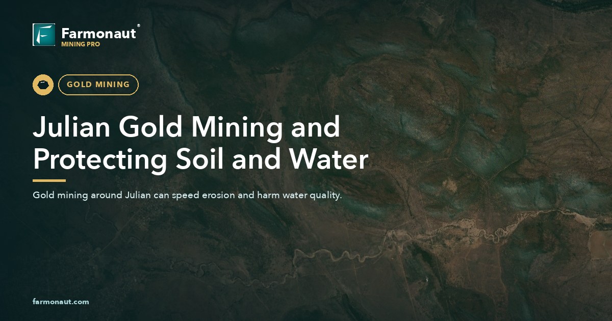 Julian Gold Mining And Protecting Soil And Water