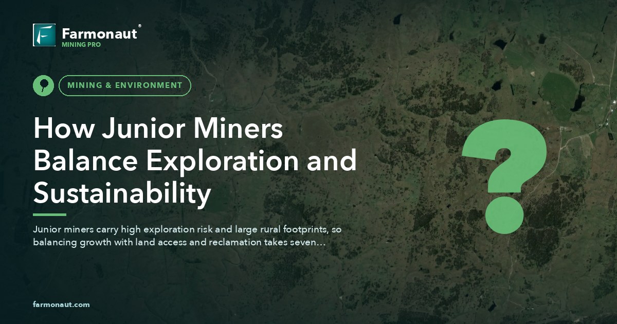 How Junior Miners Balance Exploration And Sustainability