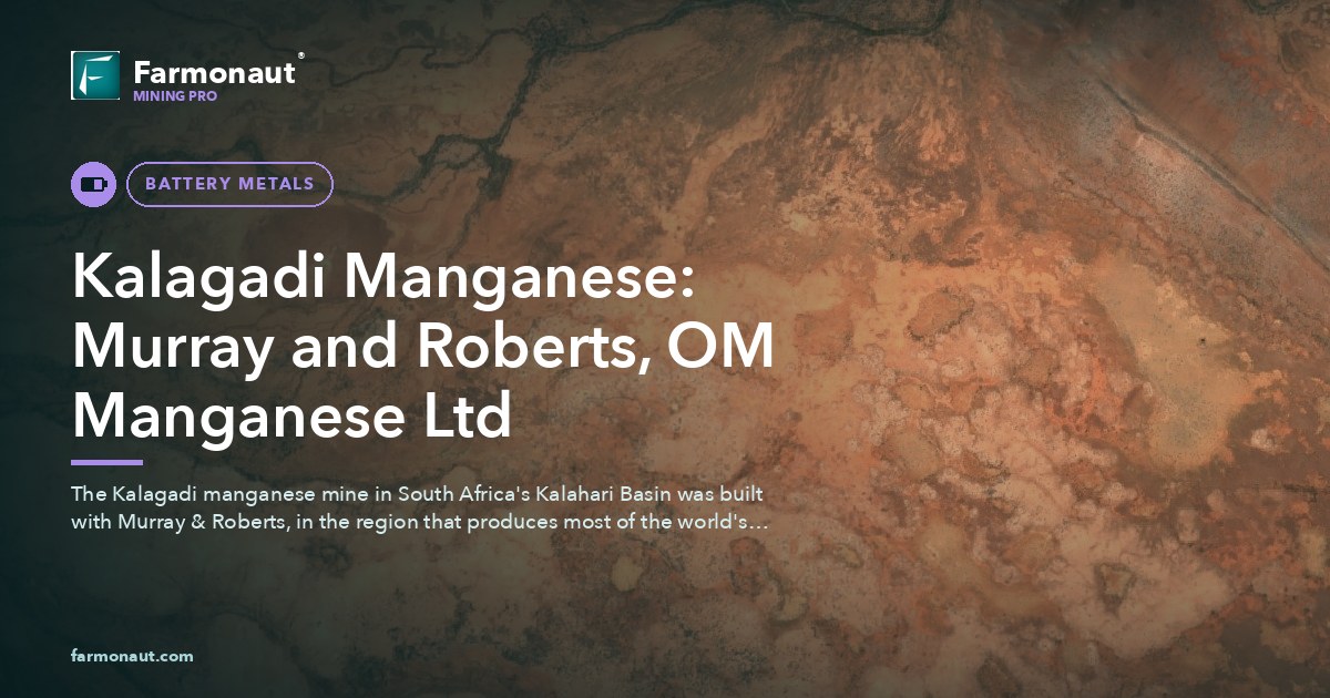 Kalagadi Manganese: Murray And Roberts, Om Manganese Ltd