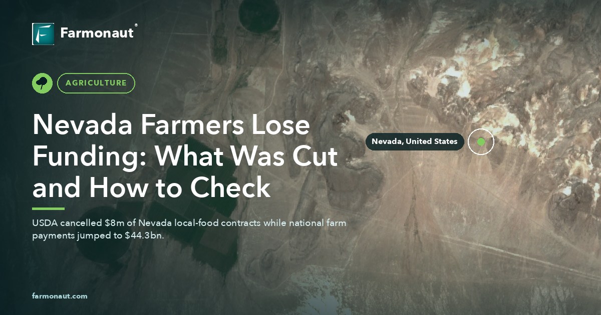 Nevada Farmers Lose Funding: What Was Cut And How To Check