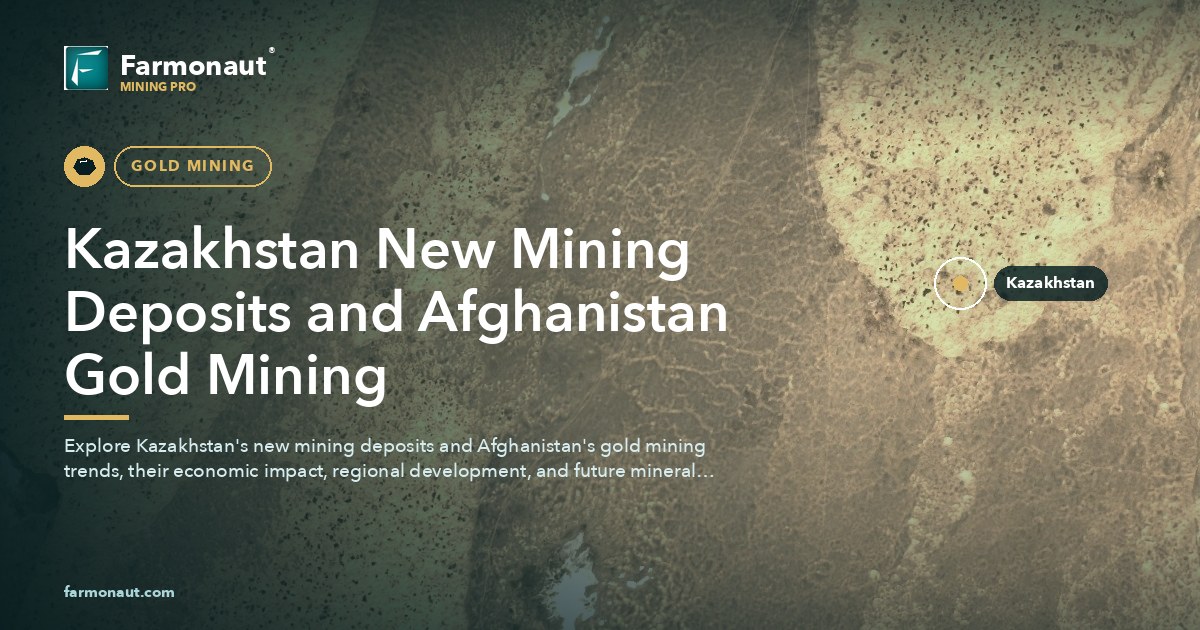 Kazakhstan New Mining Deposits And Afghanistan Gold Mining