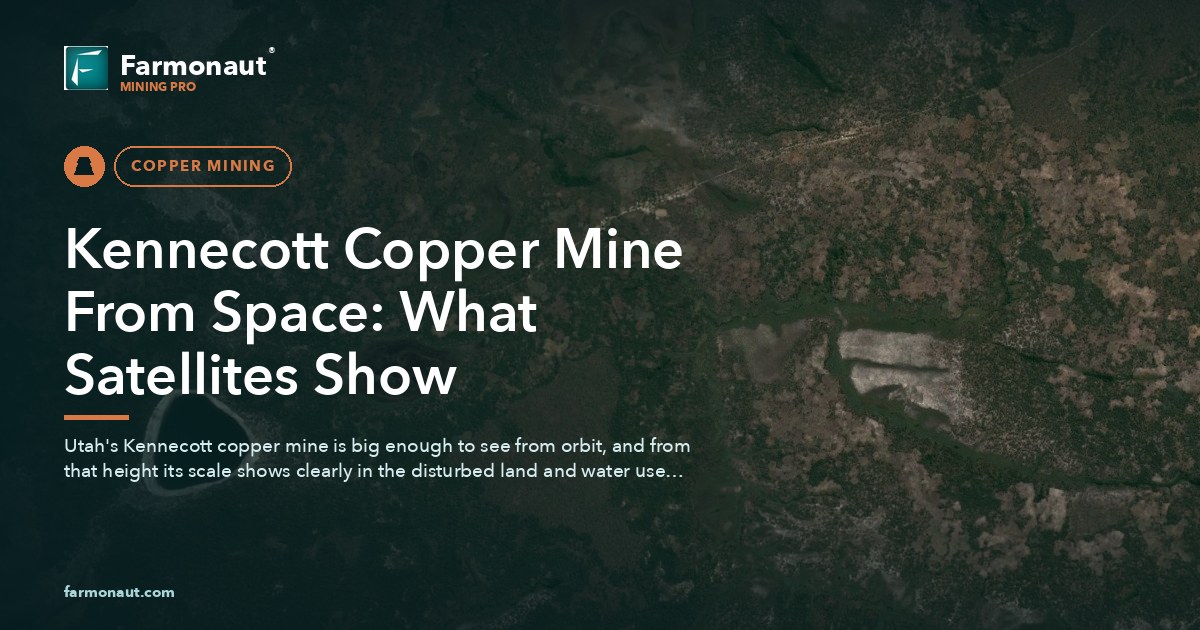 Kennecott Copper Mine From Space: What Satellites Show
